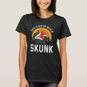 Camiseta Melhor com Skunk Nature e Animal