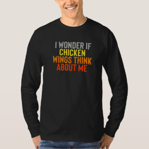 Camiseta Melhor Comida de frango Asas Engraçadas Galinha En
