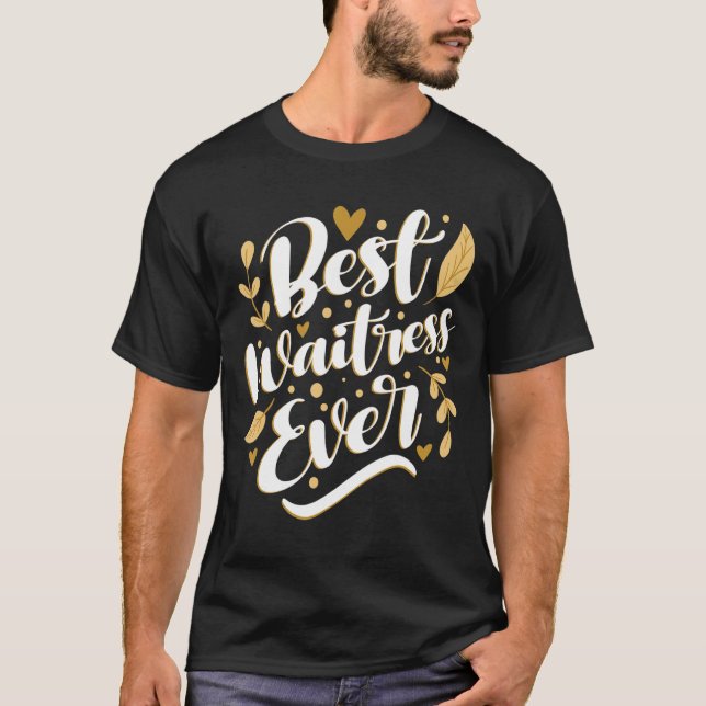 Camiseta Melhor Comida de Servidores Restaurantes do Garçon (Frente)