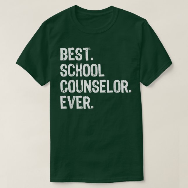Camiseta Melhor Conselheiro Escolar De Natal Engraçado   (Frente do Design)