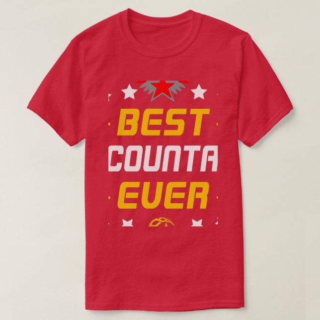 Camiseta Melhor Contabilista (Frente do Design)