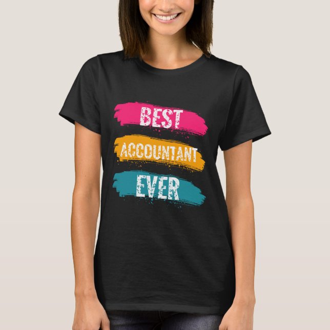 Camiseta Melhor Contabilista Nunca (Frente)