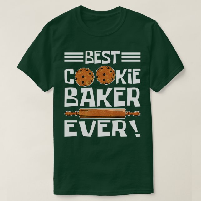 Camiseta Melhor Cookie Baker de sempre (Frente do Design)