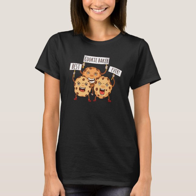 Camiseta Melhor Cookie Baker Já Fez Cookies Frescos (Frente)
