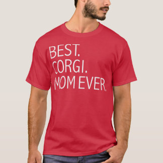 Camiseta Melhor Corgi Mãe Cachorro Engraçado Mãe Cachorro A