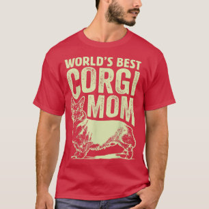 Camiseta Melhor Corgi Mãe Dogs do Mundo, Melhor Cachorro Mã