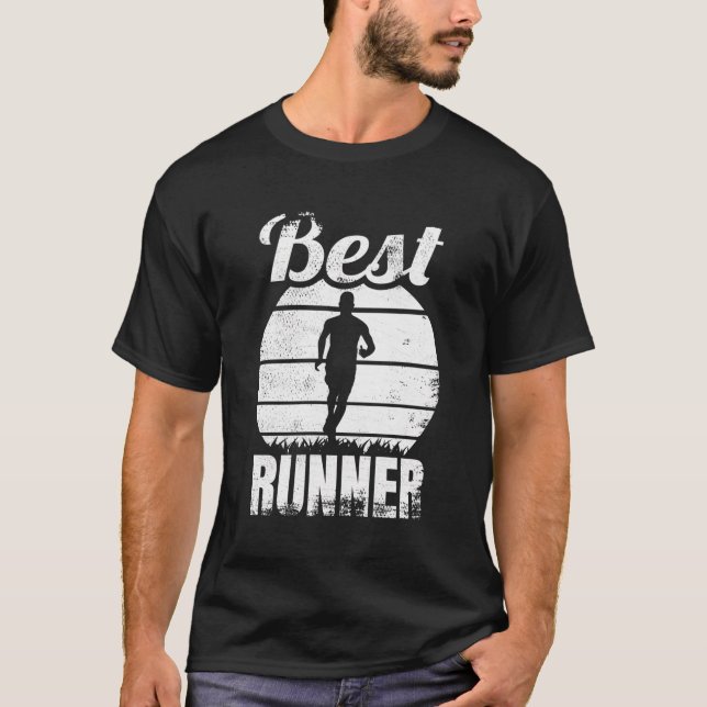 Camiseta Melhor Corrida de Entusiasta em Execução (Frente)