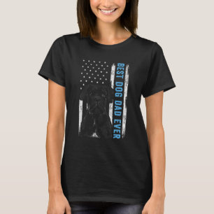 Camiseta Melhor Corso Cane Pai de Todos os Tempos Bandeira
