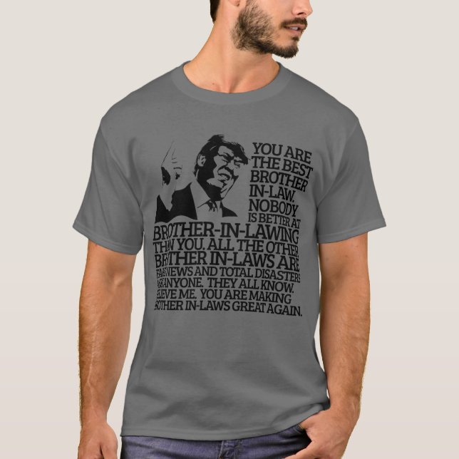 Camiseta Melhor Cota Do Irmão Em Direito Dotado Engraçado (Frente)