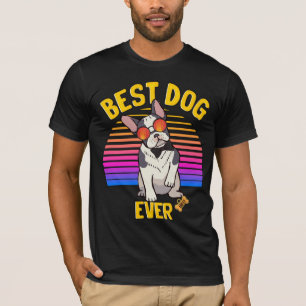 Camiseta Melhor Cotro Terrier Cachorro De Boston Alguma Vez