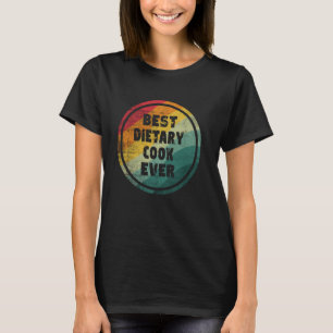 Camiseta Melhor Cozinheiro Dietético de Todos os Tempos Eng