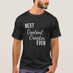 Camiseta Melhor Criador de Conteúdo de Todos os Tempos para