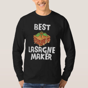 Camiseta Melhor Criador de Pizza Lasagna Lasagna Baker