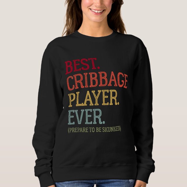 Camiseta Melhor Cribbage Player Já Preparou Para Ser Desped (Frente)
