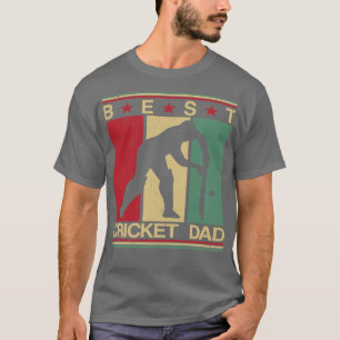 Camiseta Melhor Cricket do Pai de Cricket dizendo