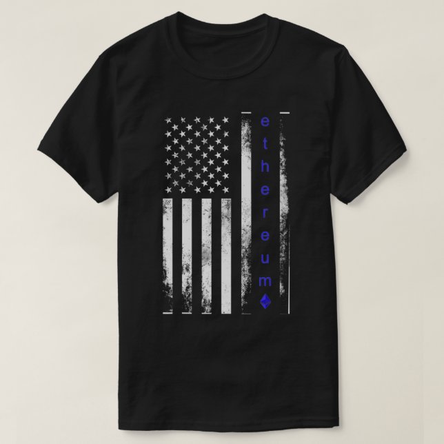 Camiseta Melhor Criptomoeda Ethéodo Logotipo Crypto Design  (Frente do Design)