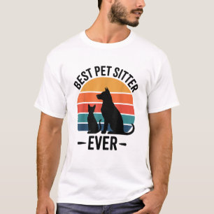 Camiseta Melhor Cuidador de Cães de Todos os Tempos Present