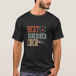Camiseta Melhor Cuidador de Sempre Prestador de Cuidados As