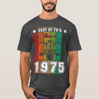 Camiseta Melhor da década de 70 Nascido em 1975 Família de