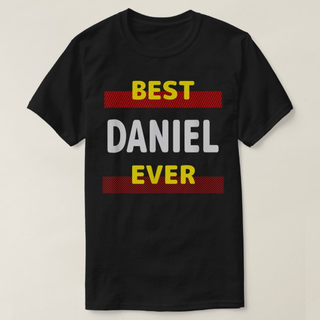 Camiseta Melhor Daniel Ever Amigos Nome Buddy Apelido Perso (Frente do Design)