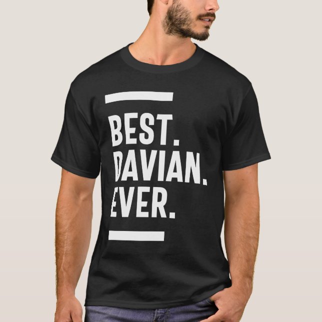 Camiseta Melhor Davian Ever Funny Gifs (Frente)