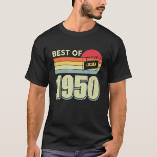 Camiseta Melhor De 1950 Vintage Retro Cassette Tape 72nd Bi