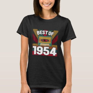 Camiseta Melhor De 1954 Fita De Cassete De Vintage Retroati