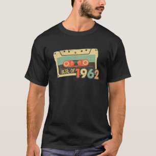 Camiseta Melhor De 1962 Cassette Tape 60º Aniversário, 60