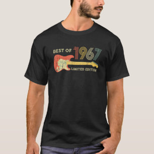 Camiseta Melhor De 1967 AniversárioJogador de Violão 55º