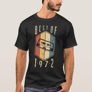 Camiseta Melhor De 1972, 50 Anos, Cassete 50º Nascimento