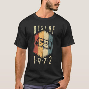 Camiseta Melhor De 1972, 50 Anos, Cassete 50º Nascimento