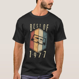 Camiseta Melhor De 1977 45 Fita Cassete 45Th