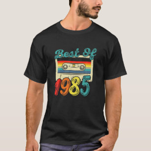 Camiseta Melhor De 1985 37º Aniversário Gifts Vintage Cas