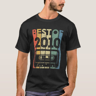 Camiseta Melhor De 2010 12 de fita de cassete com presentes