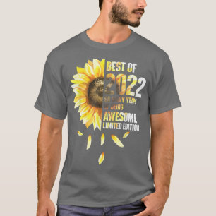 Camiseta Melhor De 2022, Dia De Nascimento De Girassol