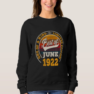 Camiseta Melhor De Junho De 1922 100º Aniversário De 100 An