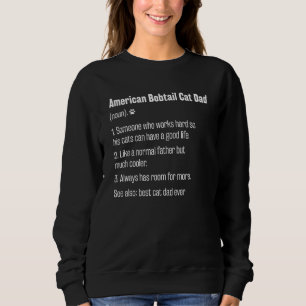 Camiseta Melhor definição de pai de gato American Bobtail d
