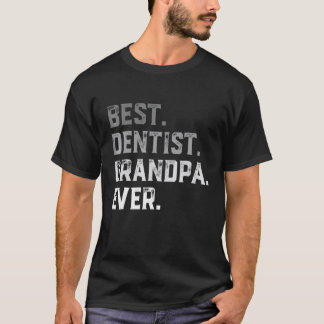 Camiseta Melhor Dentista Vô de Todos os Tempos para Dia dos
