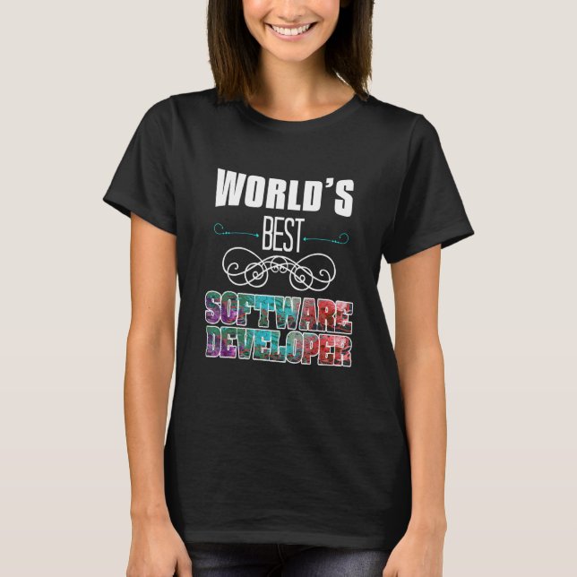 Camiseta Melhor Desenvolvedor de Software do Mundo (Frente)