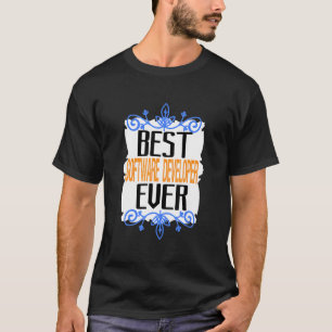 Camiseta Melhor desenvolvedor de software nunca