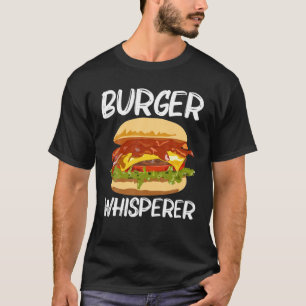Camiseta Melhor Design de Burger para Homens Mulheres Sandu
