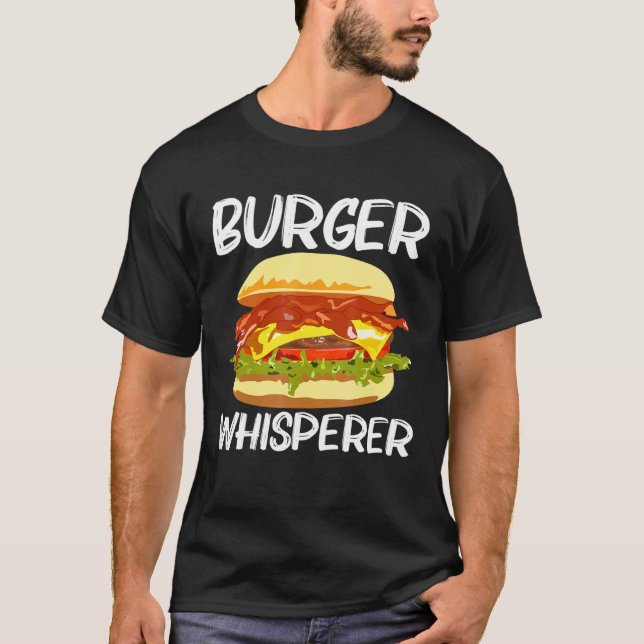 Camiseta Melhor Design de Burger para Homens Mulheres Sandu (Frente)