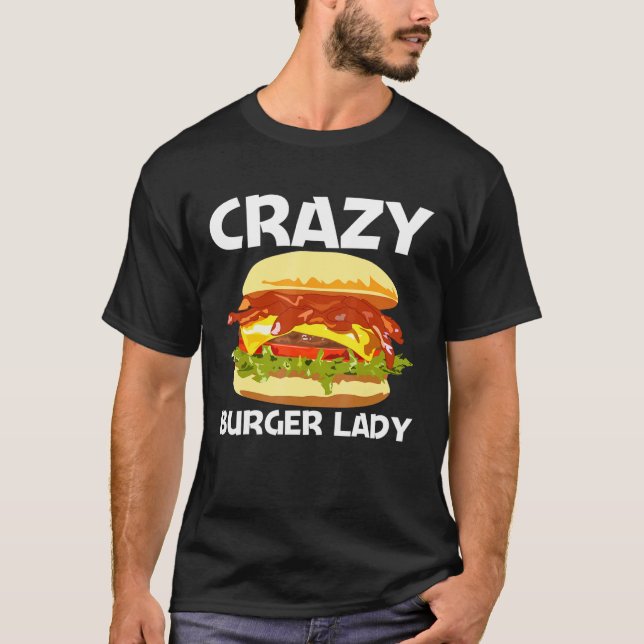 Camiseta Melhor Design De Burger Para Mulheres Mãe Sanduích (Frente)