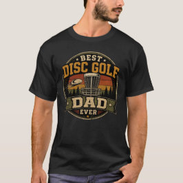 Camiseta Melhor Design de Crachá Vintage para Pai de Disc G