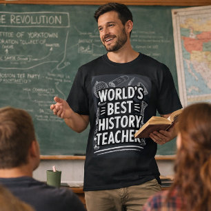 Camiseta Melhor Design de Quadro Negro para Professor de Hi