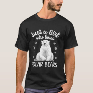 Camiseta Melhor Design De Urso Polar Para Mulheres Polonese