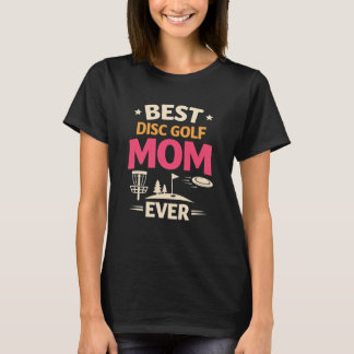 Camiseta Melhor Design Destacado para Mãe de Disc Golf