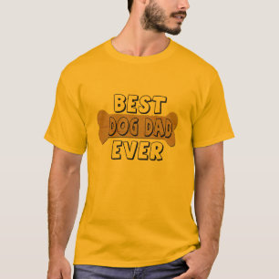 Camiseta melhor design feito sob encomenda do osso de cão