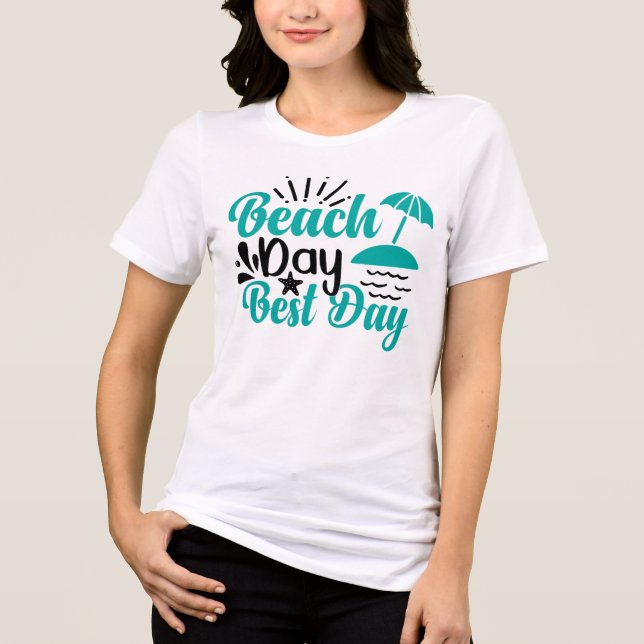 Camiseta Melhor Dia da Praia - 68634 (Frente)