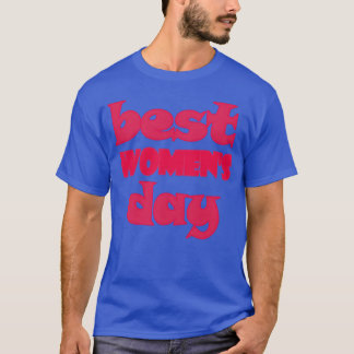 Camiseta Melhor dia das mulheres garoto dos anos 70